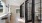 hallway with windows and private working rooms with desks and chairs